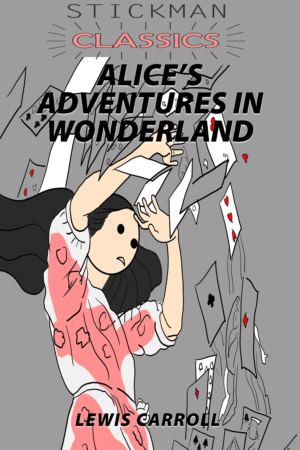 Alice in Wonderland Stickman Classics Book Cover